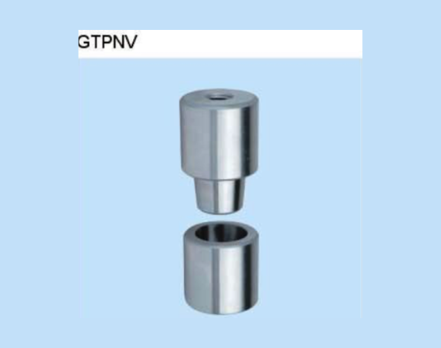 A set of taper interlocks for precise guiding and alignment of mold components.